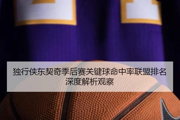 独行侠东契奇季后赛关键球命中率联盟排名深度解析观察